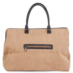 Childhome Sac A Langer | Mommy Bag Large - Raffia