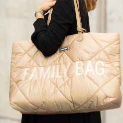 Childhome Sac A Langer | Family Bag Matelasse - Beige