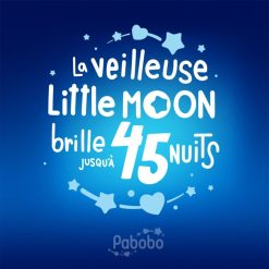 Pabobo Veilleuse & Luminaire | Veilleuse Little Moon - Rose