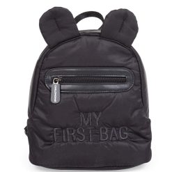 Childhome Bagagerie Enfant | Sac A Dos My First Bag Matelasse - Noir