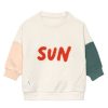 LÄSSIG Haut Bebe | Sweat Little Gang Sun Blanc Casse - 2/4 Ans