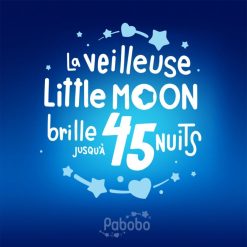 Pabobo Veilleuse & Luminaire | Veilleuse Little Moon - Bleu