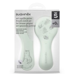 Suavinex Hygiene & Soin | Brosse Et Peigne Hygge Baby - Vert