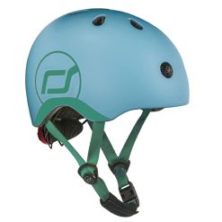 Scoot & Ride Trotteur & Porteur | Casque Bleu Acier - Taille Xs