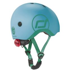 Scoot & Ride Trotteur & Porteur | Casque Bleu Acier - Taille Xs