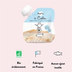 Popote Nourriture Bebe | Gourde Repas Bio Colin - 60 G