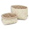 Camcam Copenhagen Rangement | Lot De 2 Paniers De Rangement - Ashley Latte