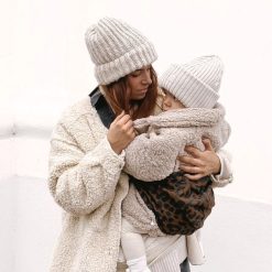 Wildride Porte Bebe | Porte-Bebe Pour Grand Enfant - Leopard Marron