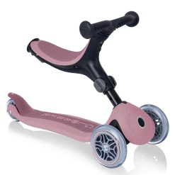 Globber Trotteur & Porteur | Trottinette Evolutive Go Up Foldable Plus Eco - Fraise