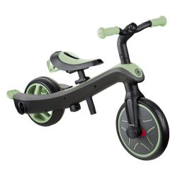 Globber Trotteur & Porteur | Tricycle Evolutif Trike Explorer 4-En-1 - Vert Sauge