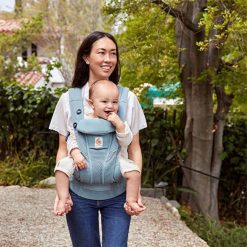 Ergobaby Porte Bebe | Porte-Bebe Omni Breeze - Bleu Ardoise