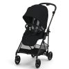 Cybex Poussette Citadine | Poussette Citadine Melio 3 Chassis Carbon - Moon Black