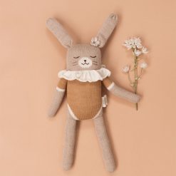 Main Sauvage Doudou | Grand Doudou Lapin - Maillot Ocre