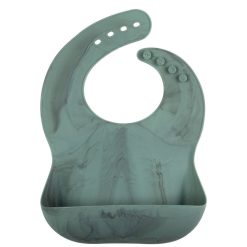 Eeveve Bavoir | Bavoir Silicone - Marble Seiheki Green