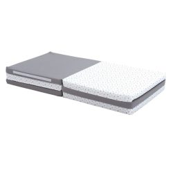 Candide Tapis D'Eveil | Tapis De Motricite Xl - Gris Et Blanc