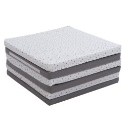 Candide Tapis D'Eveil | Tapis De Motricite Xl - Gris Et Blanc