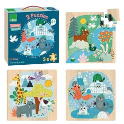 Vilac Mes Premiers Jouets | Puzzles Animaux Du Monde - Michelle Carlslund