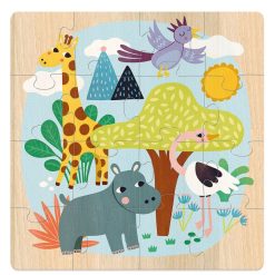 Vilac Mes Premiers Jouets | Puzzles Animaux Du Monde - Michelle Carlslund