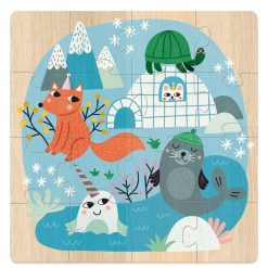 Vilac Mes Premiers Jouets | Puzzles Animaux Du Monde - Michelle Carlslund