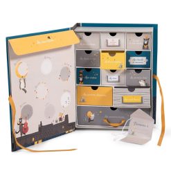 Moulin Roty Decoration | Coffret De Naissance - Les Moustaches