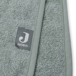 Jollein Sortie De Bain Personnalisee | Poncho De Bain Ash Green - 1/4 Ans