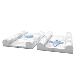 BabyDam Matelas Et Housse A Langer | Matelas A Langer Supersnug - Gris