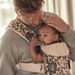 BabyBjörn Porte Bebe | Porte-Bebe One Coton - Leopard Beige