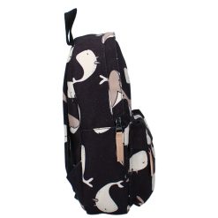 Kidzroom Bagagerie Enfant | Sac A Dos Full Of Wonders - Baleines Et Cachalots Noir