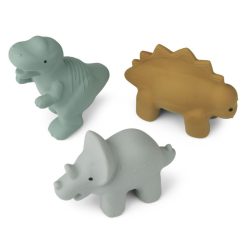 Liewood Mes Premiers Jouets | Lot De 3 Jouets De Bain David - Dino Blue Multi Mix