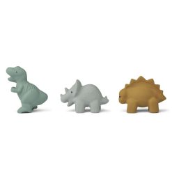 Liewood Mes Premiers Jouets | Lot De 3 Jouets De Bain David - Dino Blue Multi Mix