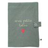 Atelier Wagram Textile | Protege-Carnet De Sante - Vert Olive Mes Petits Bobos