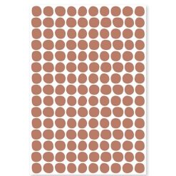 Lilipinso Decoration | Planche De Stickers - Pois Terracotta