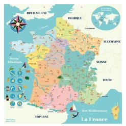 Vilac Mes Premiers Jouets | Carte De France Magnetique - Ingela P. Arrhenius