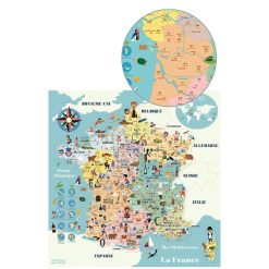 Vilac Mes Premiers Jouets | Carte De France Magnetique - Ingela P. Arrhenius