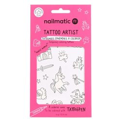 Nailmatic Deguisement & Maquillage | Planche De Tatouages A Colorier - Magic World