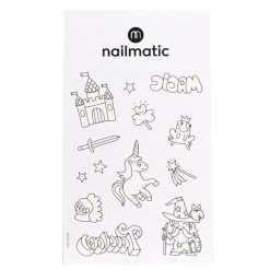 Nailmatic Deguisement & Maquillage | Planche De Tatouages A Colorier - Magic World