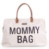 Childhome Sac A Langer | Mommy Bag Large - Ecru Et Noir