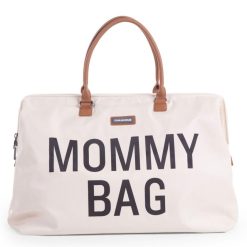 Childhome Sac A Langer | Mommy Bag Large - Ecru Et Noir