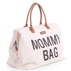 Childhome Sac A Langer | Mommy Bag Large - Ecru Et Noir