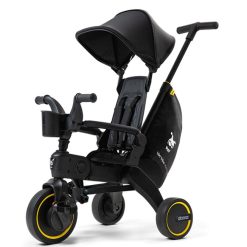 Doona Trotteur & Porteur | Tricycle Evolutif Compact Liki Trike Edition Speciale - Midnight Black