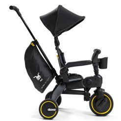 Doona Trotteur & Porteur | Tricycle Evolutif Compact Liki Trike Edition Speciale - Midnight Black