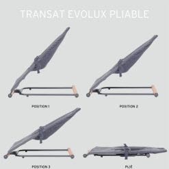 Childhome Transat | Transat Pliable Evolux - Anthracite