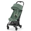 Cybex Poussette Compacte | Poussette Ultra-Compacte Coya Chassis Matt Black - Leaf Green