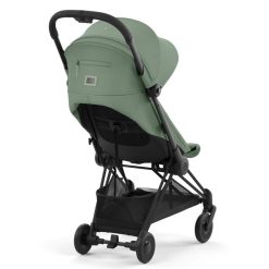 Cybex Poussette Compacte | Poussette Ultra-Compacte Coya Chassis Matt Black - Leaf Green