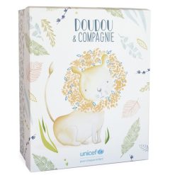 Doudou et Compagnie Peluche | Peluche Lion Unicef Bebe & Moi