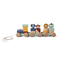 Trixie Baby Mes Premiers Jouets | Train En Bois Animaux