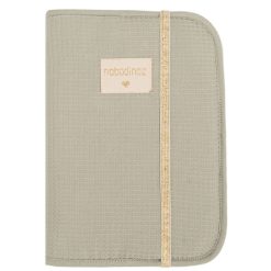 Nobodinoz Textile | Protege-Carnet De Sante Poema Honey Comb - Laurel Green