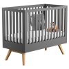 Vox Meubles Meuble Bebe | Lit Bebe Nature Gris - 60 X 120 Cm