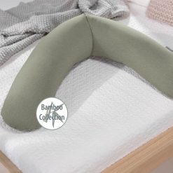 Theraline Allaitement | Coussin D'Allaitement Original Bambou - Chine Vert Kaki