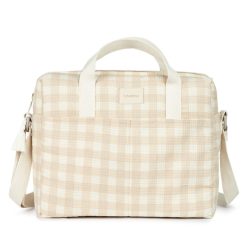 Nobodinoz Sac A Langer | Sac A Langer Gala - Ivory Checks